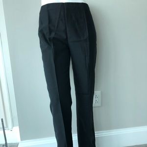 NWOT Valentino linen blend pants / silk slub feel